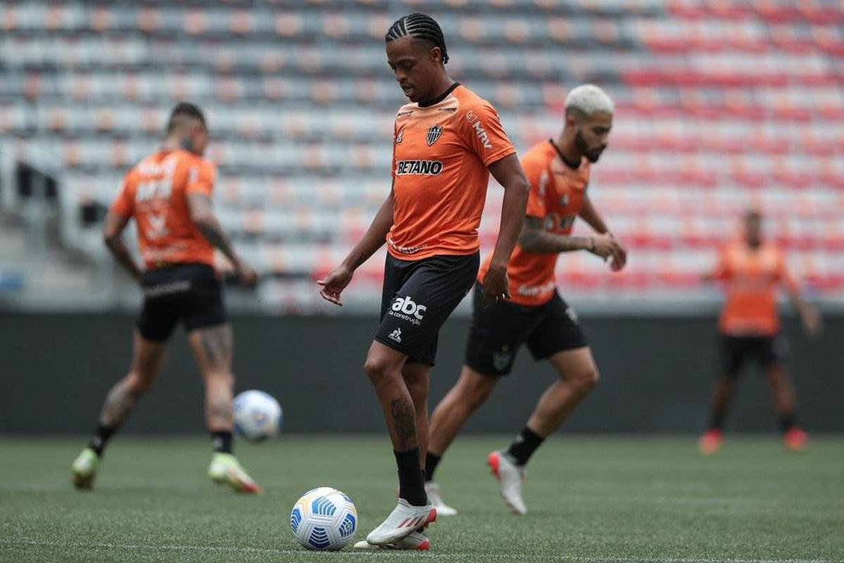 Fotos do ltimo treino do Atltico antes da deciso da Copa do Brasil