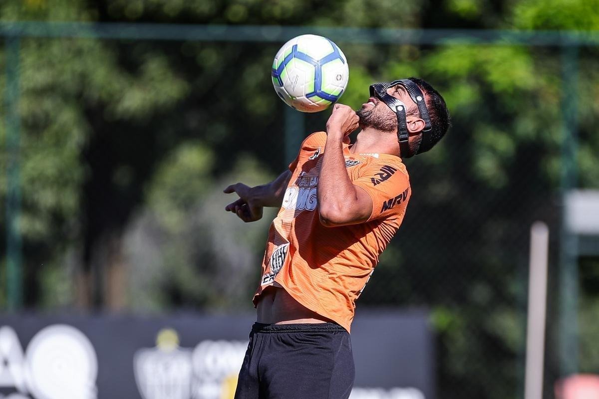 Fotos do ltimo treino do Atltico antes do jogo com o Grmio