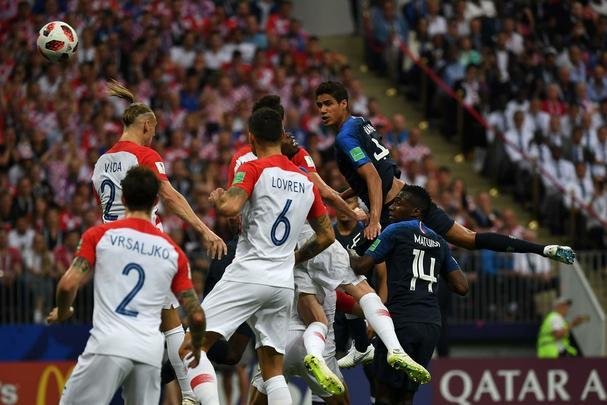 Fotos da final da Copa do Mundo, entre Frana e Crocia, em Moscou