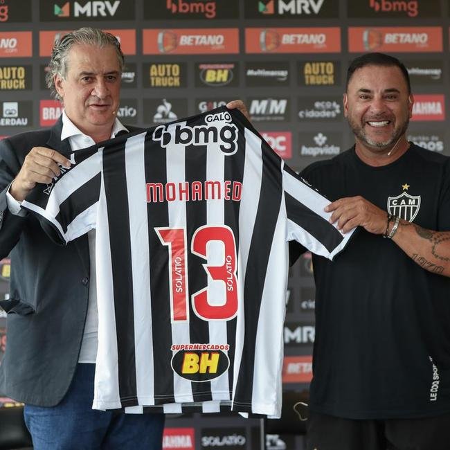 O tcnico argentino 'El Turco' Mohamed foi apresentado pelo Atltico nesta tera-feira (25/01) ao lado do presidente do clube, Srgio Coelho.