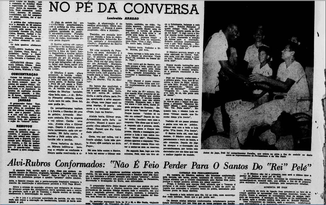 09/11 Náutico 0 x 2 Santos - Na foto que estampa a capa do jornal, o meia Vadinho perde um 'gol feito' que faria bastante falta ao Náutico, na derrota por 2 a 0 para o Santos.