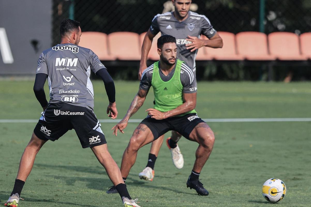 Aps o empate com o Fortaleza, elenco do Atltico treinou na Cidade do Galo, na tarde desta tera-feira (25/10).