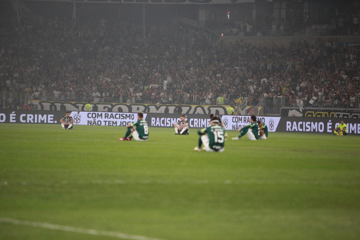 Fotos do jogo entre Atltico-MG e Palmeiras, pelo Brasileiro