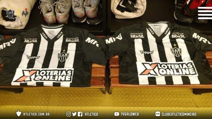 Depois: marca para o clássico tem 'X', de Caixa, e 'Loterias Online'