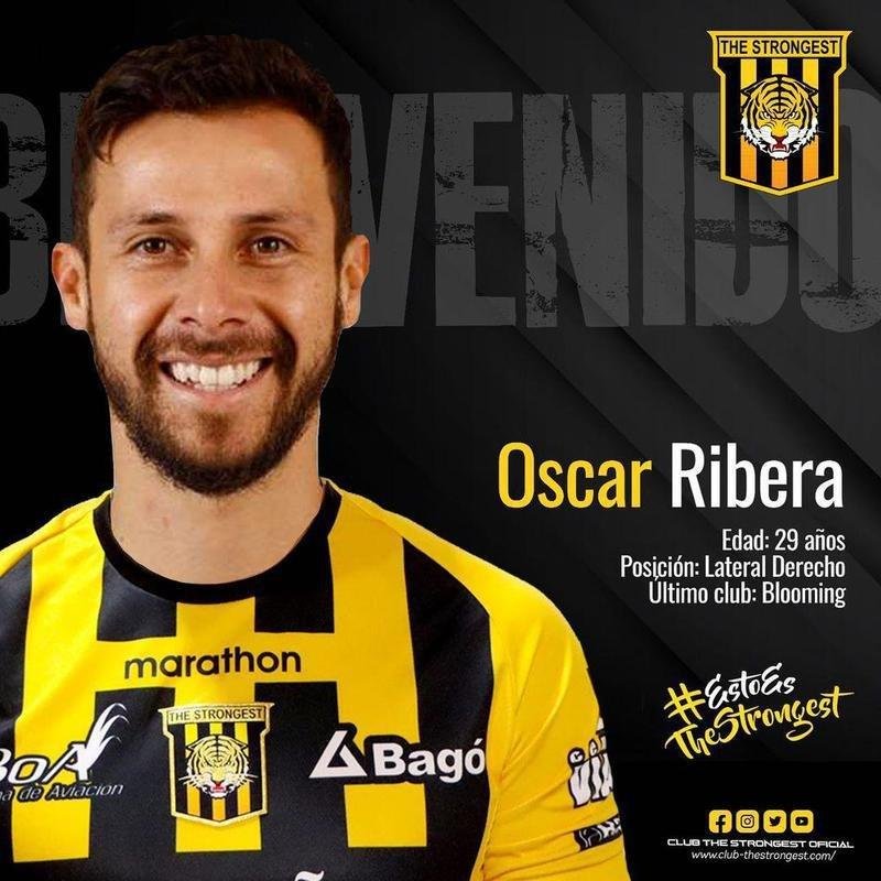 Oscar Ribera, lateral-direito (The Strongest-BOL)