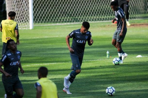 Nesta quarta-feira, os reservas do Atltico realizaram um treino coletivo contra o time sub-20 do Galo