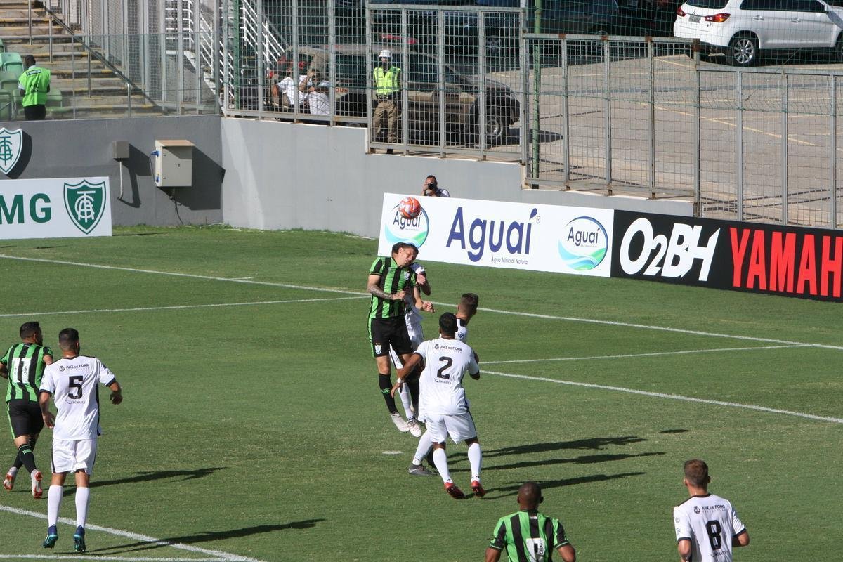 Lances do primeiro tempo de Amrica x Tupi, no Independncia, pela terceira rodada do Mineiro
