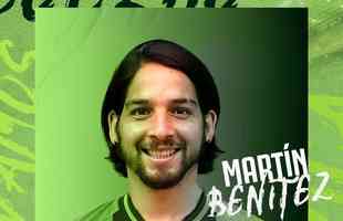 Martn Bentez acertou com o Amrica emprstimo at o fim de 2022. O jogador pertence ao Independiente, da Argentina.