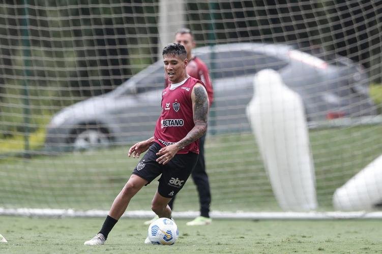 Treinamento do Atlético neste sábado, após o título brasileiro