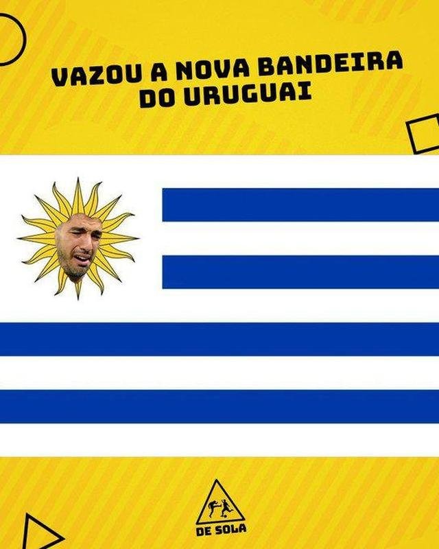 Memes da eliminao do Uruguai na fase de grupos da Copa do Mundo