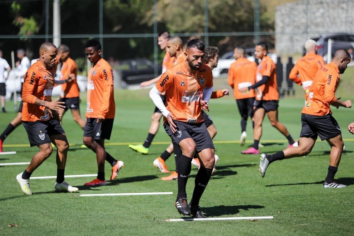 Atltico fez, nesta sexta, ltimo treino antes do duelo na Arena da Baixada