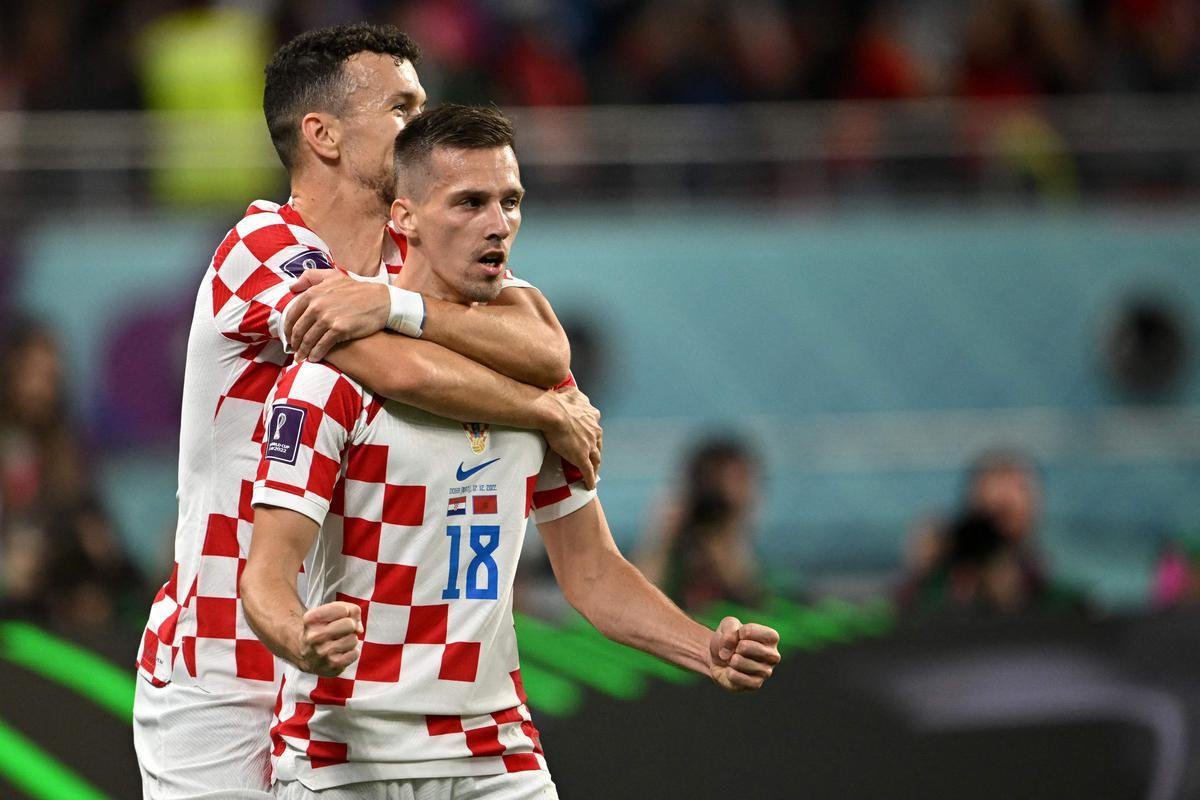 Mislav Orsic marcou um golao e recolocou a Crocia em vantagem no duelo com o Marrocos pelo terceiro lugar da Copa do Mundo: 2 a 1