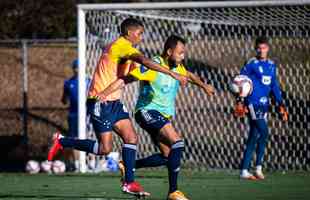 Fotos do treino do Cruzeiro na tarde desta quinta-feira (19/8), na Toca da Raposa II, em Belo Horizonte. Time fechou a preparao para enfrentar o Confiana, s 21h30 desta sexta-feira, no Mineiro