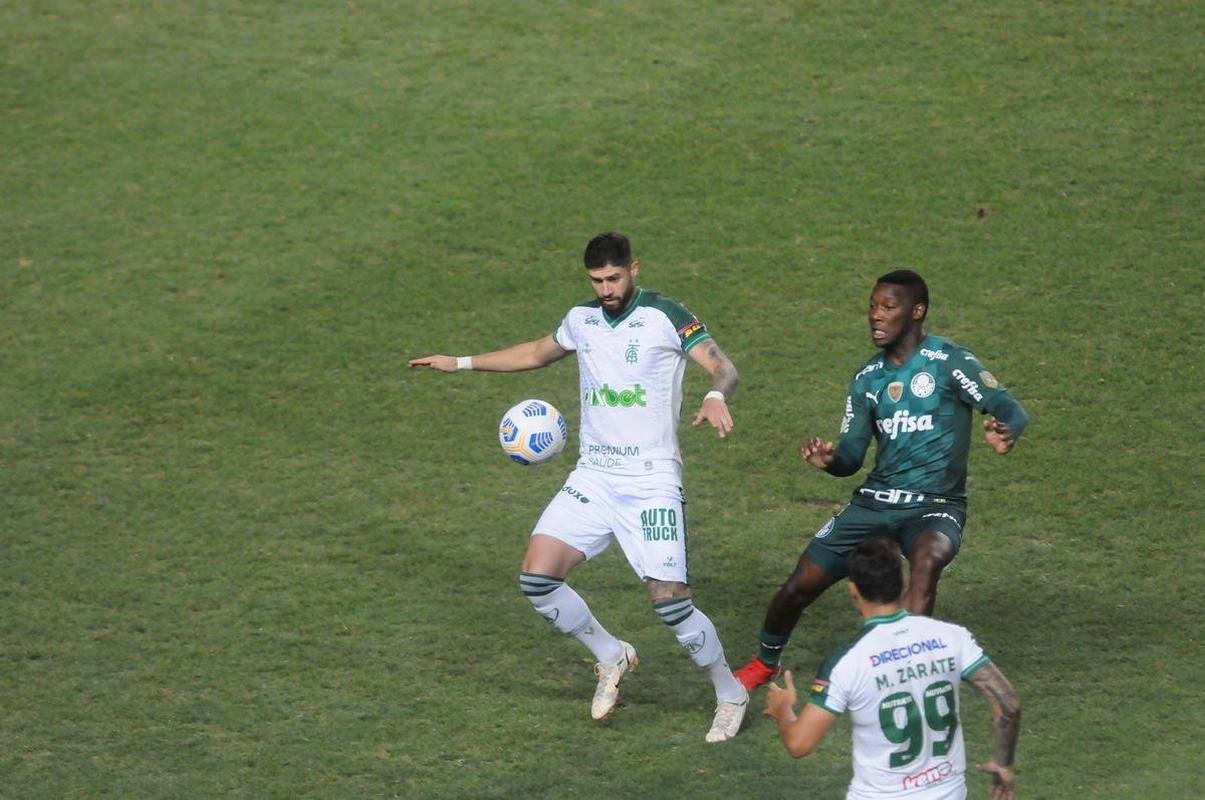 Fotos do jogo entre Amrica e Palmeiras, no Independncia, em Belo Horizonte, pela 24 rodada do Campeonato Brasileiro