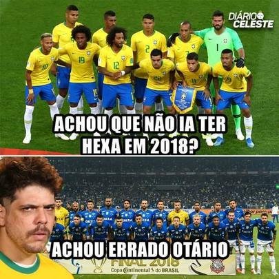 Memes: torcida do Cruzeiro provoca rivais aps conquista do hexa da Copa do Brasil
