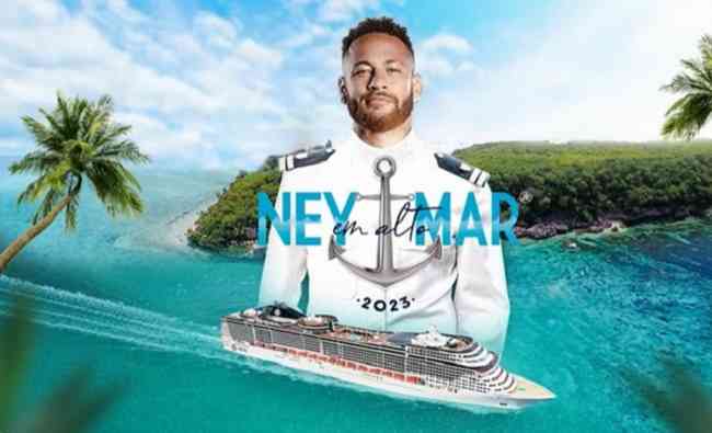 Neymar anunciou cruzeiro personalizado no fim de 2023