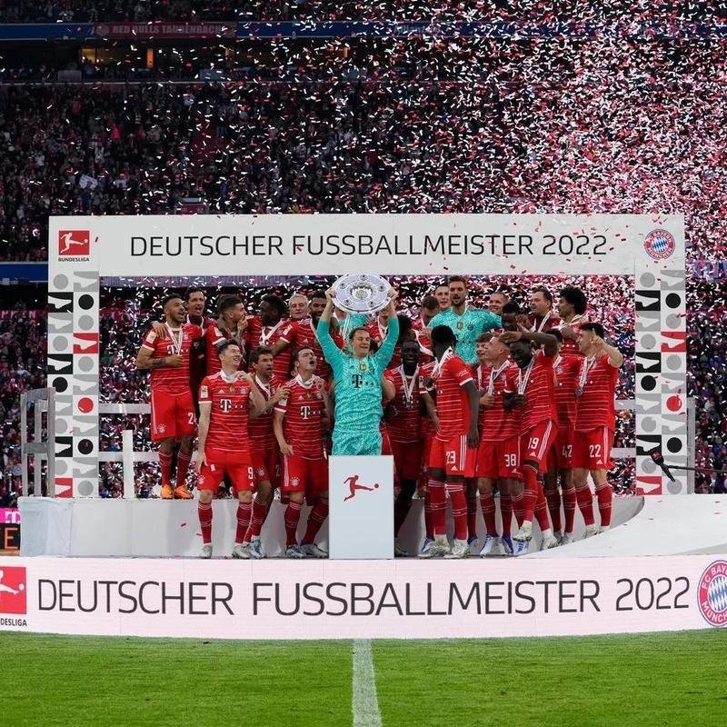 4 Bundesliga - O Bayern de Munique foi o campeo da temporada 21/22 no Alemo