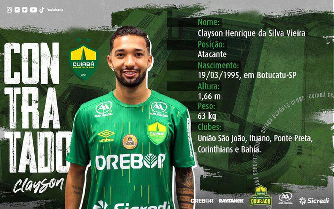Clayson, atacante (Cuiab)