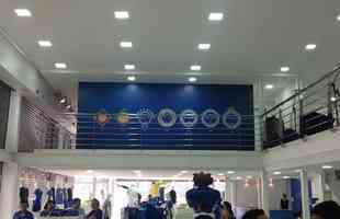 Nova loja do Cruzeiro aberta nesta tera-feira no Barro Preto, em Belo Horizonte