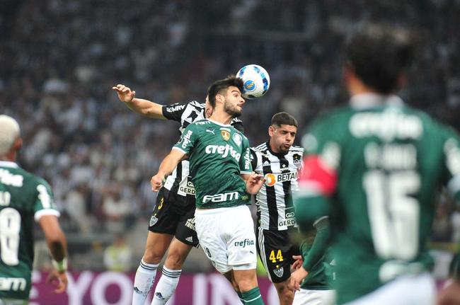 Fotos do jogo de ida das quartas de final da Copa Libertadores, entre Atltico e Palmeiras, no Mineiro