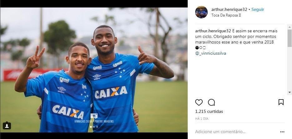 Promovido aos profissionais neste ano, zagueiro Arthur espera um 2018 ainda melhor na Raposa