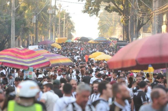 Fotos da chegada da torcida do Atl�tico ao Mineir�o para o jogo contra o Emelec pelas oitavas de final da Copa Libertadores de 2022