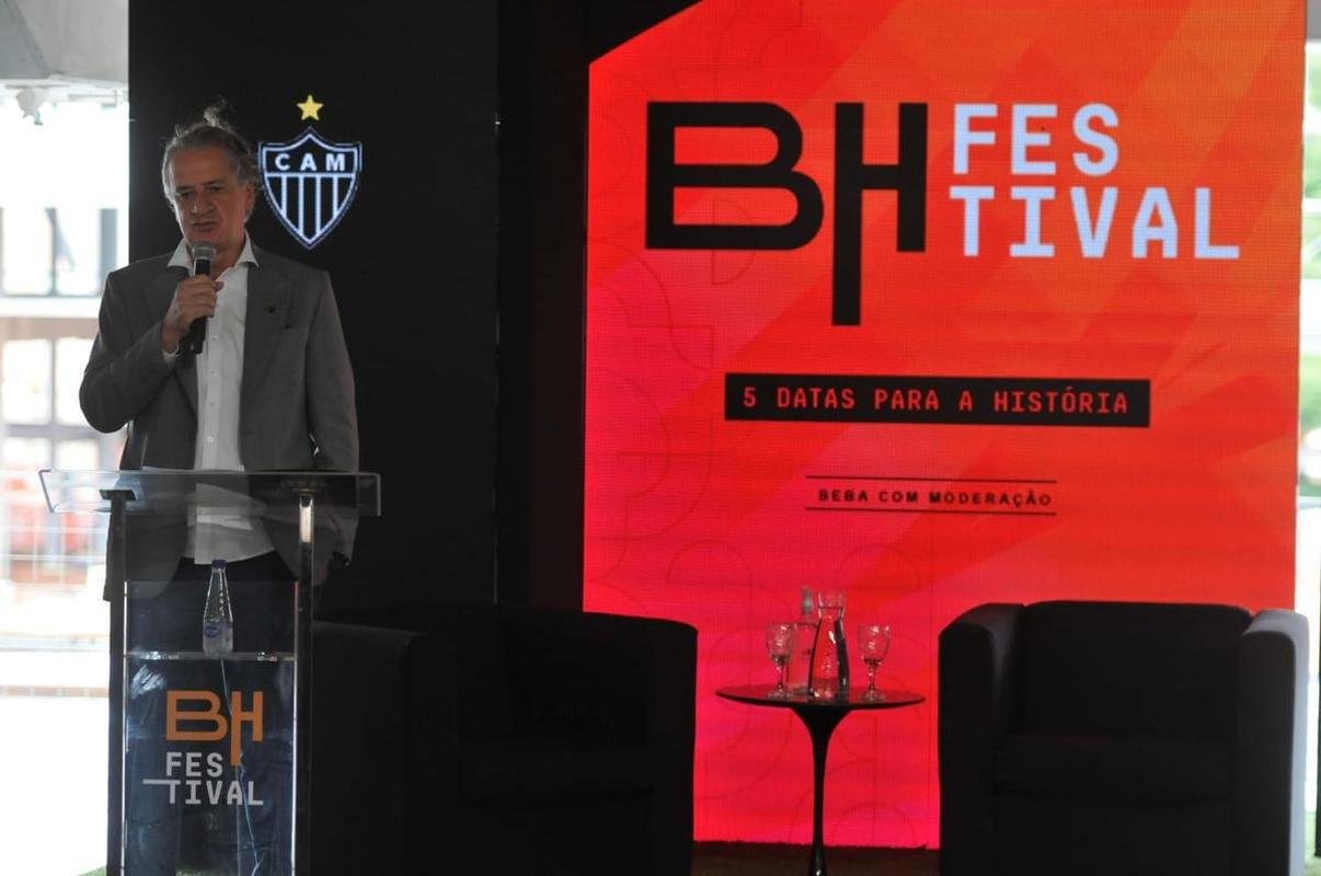 Entrevista do presidente do Atltico, Srgio Coelho, na Arena MRV