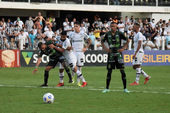 Santos e Amrica se enfrentaram na Vila Belmiro