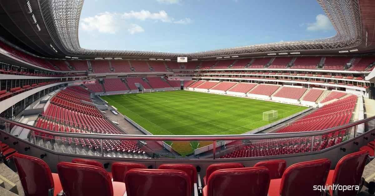 Arena Pernambuco (Estado): R$ 532,6 milhes (construda entre 2011 e 2013). Capacidade: 46.214 torcedores. Custo mdio do assento: R$ 11.524.