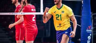 Brasil derrota Irã e vence a segunda seguida na Liga das Nações masculina
