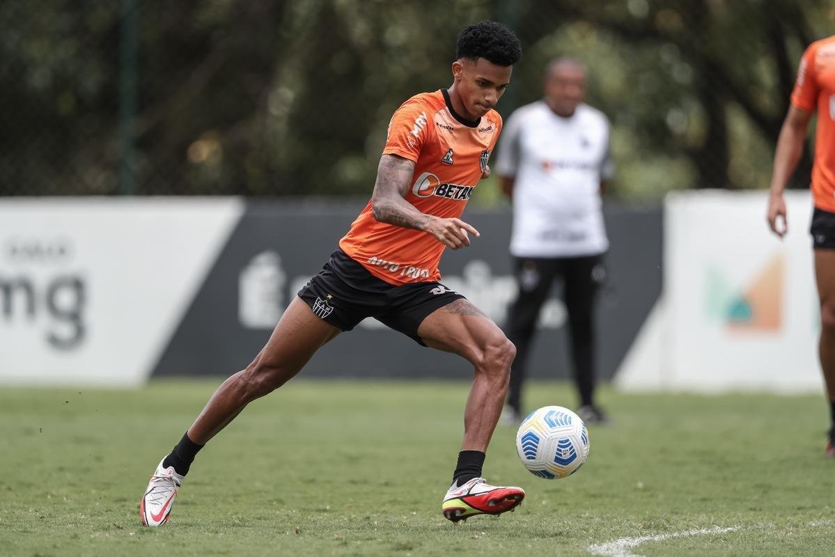 Fotos do treino do Atltico neste domingo, 14/11/2021