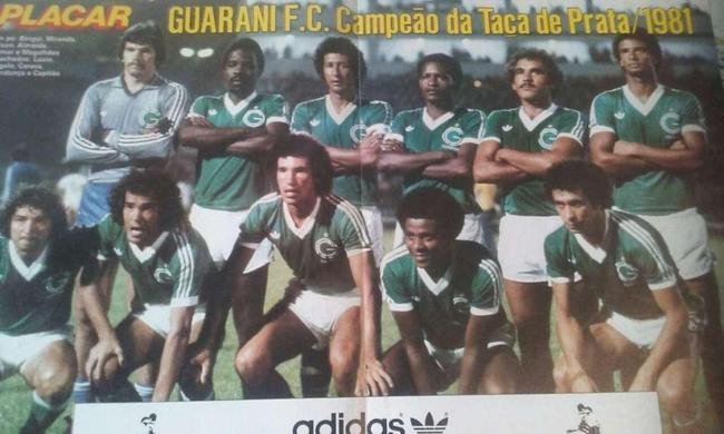Guarani - Uma vez campeo da Srie A (1978) e uma vez campeo da Srie B (1981)