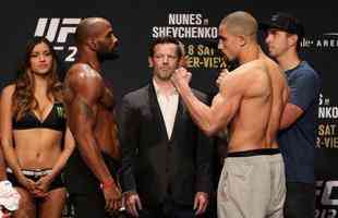 Pesagem do UFC 213, em Las Vegas - Yoel Romero x Robert Whittaker