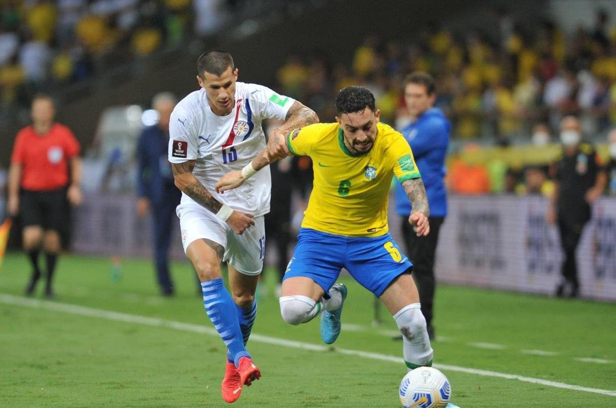Brasil goleou o Paraguai por 4 a 0 no Mineiro, em BH, pelas Eliminatrias da Copa do Mundo, com gols de Raphinha, Philippe Coutinho, Antony e Rodrygo