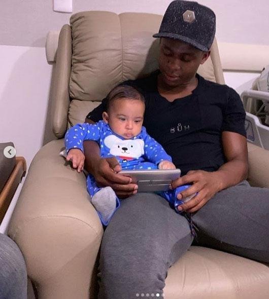 Meia Cazares vem curtindo a folga com o filho Anthuan