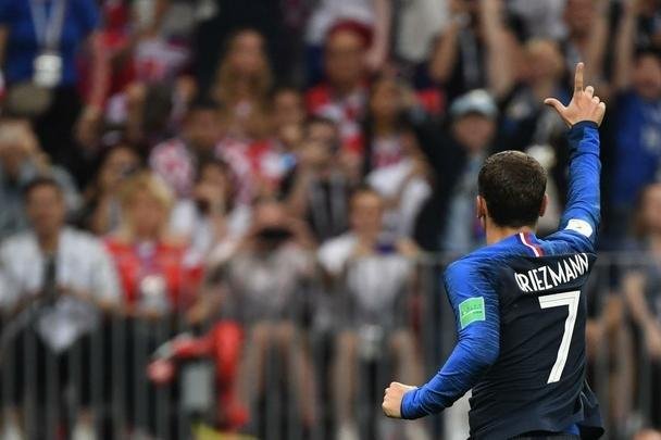 Fotos da final da Copa do Mundo, entre Frana e Crocia, em Moscou 