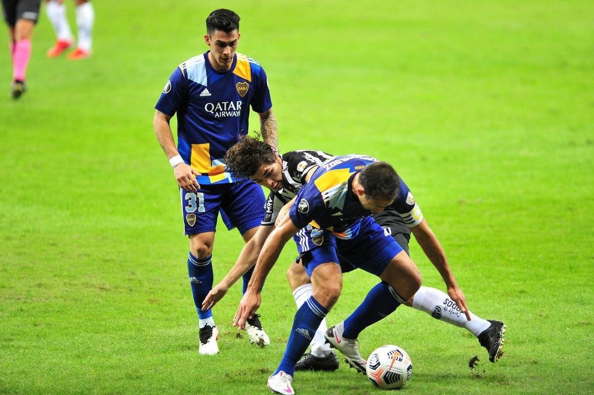 Fotos do jogo entre Atltico e Boca Juniors, no Mineiro, em Belo Horizonte, pela volta das oitavas de final da Copa Libertadores 2021