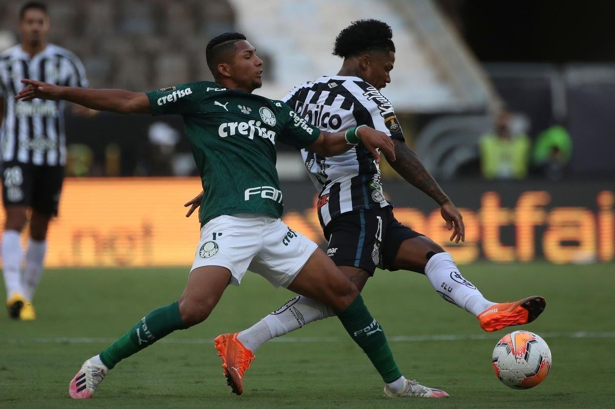 Fotos da deciso da Copa Libertadores 2020 entre Palmeiras e Santos, no Maracan, no Rio de Janeiro (AFP / Mauro Pimentel / Ricardo Moraes /  Silvia Izquierdo)