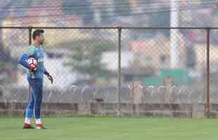 Fotos da reapresentao do Cruzeiro nesta segunda-feira, na Toca da Raposa II. Time se prepara para enfrentar o Boca Juniors, quinta-feira  noite, s 21h45, no Mineiro. Jogo valer pelas quartas de final da Copa Libertadores (Leandro Couri/EM D.A Press)