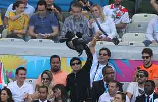 Em 21 de junho de 2014, Diego Maradona esteve no Mineiro, em Belo Horizonte, para assistir ao jogo entre Argentina e Ir, pela Copa do Mundo. Na ocasio, os argentinos venceram o confronto por 1 a 0, com gol do astro Lionel Messi nos acrscimos.