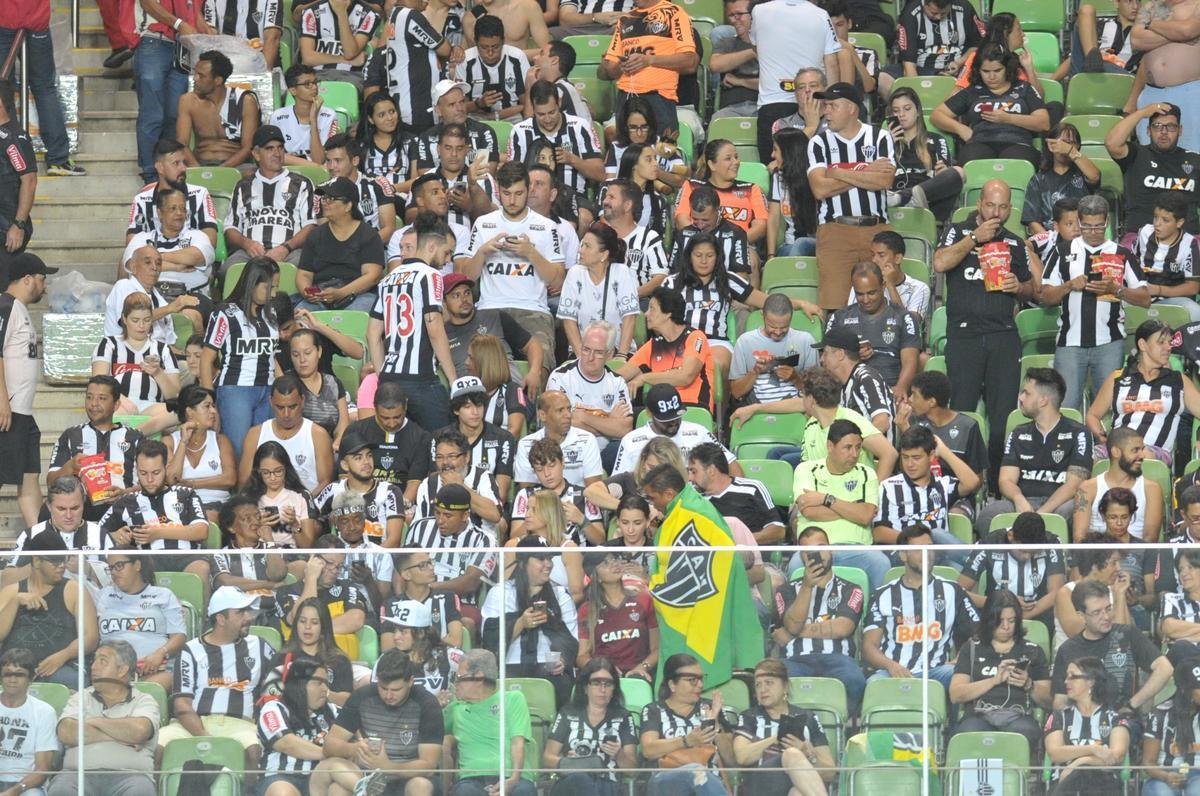 Torcedores do Atltico lotaram Independncia em partida contra o Defensor, pela Copa Libertadores