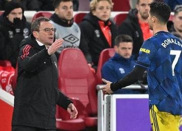 Apesar da relação ruim com o treinador interino do United, Ralf Rangnick, Cristiano Ronaldo não pensaria em deixar o clube 