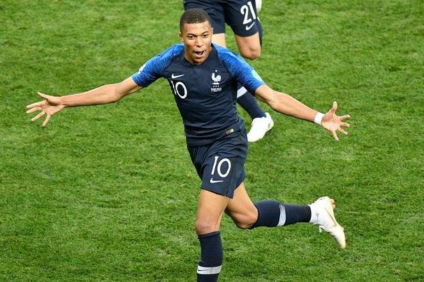 Fotos da final entre Frana e Crocia 