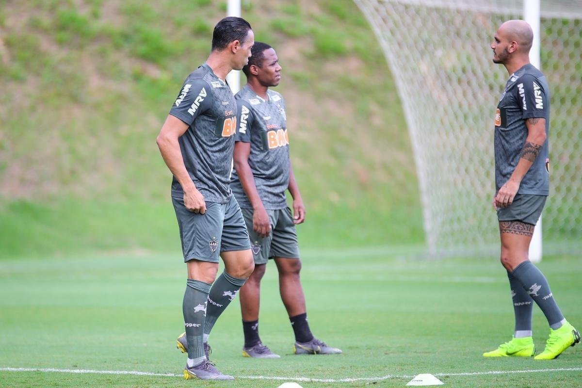 Atltico treinou nesta tera-feira, na Cidade do Galo