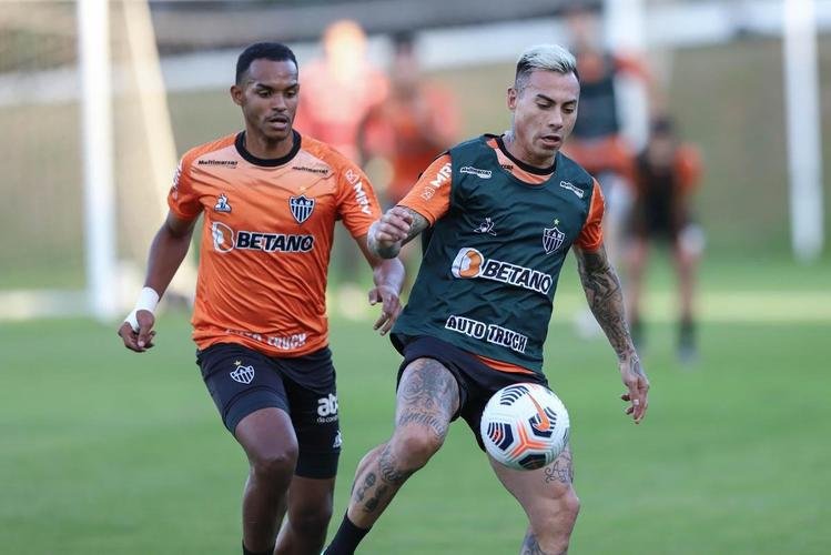 Fotos do treino do Atlético antes da viagem para a Argentina