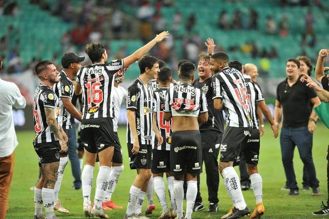 Fotos da festa do Atltico na Fonte Nova, em Salvador, com a vitria por 3 a 2 sobre o Bahia, de virada. Galo chega ao bicampeonato brasileiro aps 50 anos.