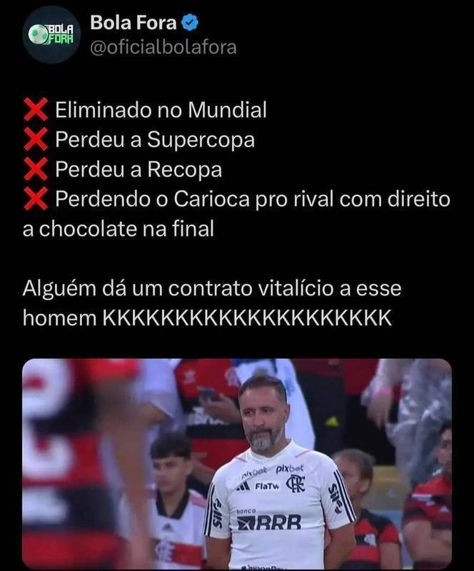 Memes da derrota do Flamengo para o Fluminense na final do Carioca