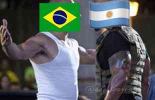 Veja os memes da vitria do Brasil sobre a Argentina