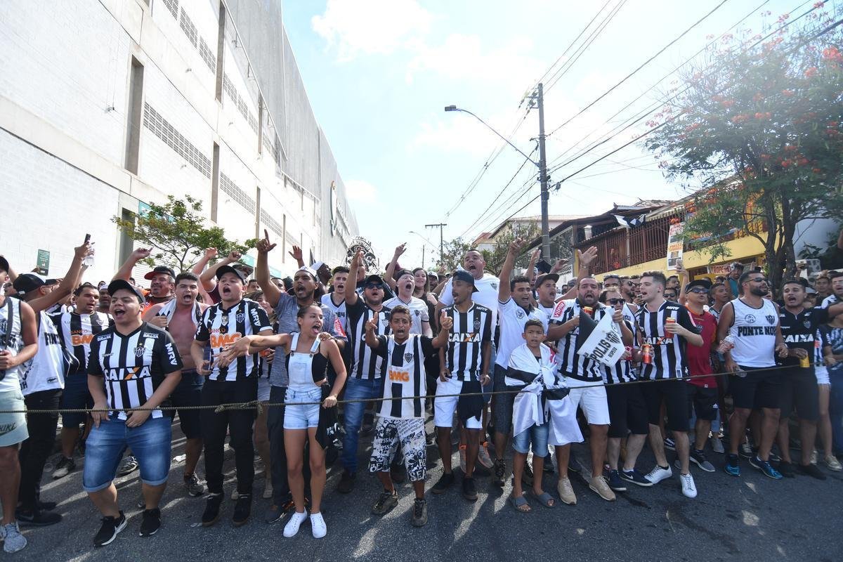 Torcida do Atltico na deciso do Mineiro, contra o Cruzeiro, no Independncia