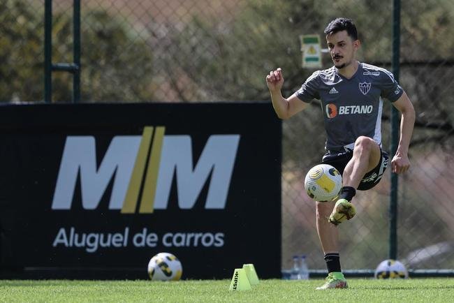 Fotos do �ltimo treino do Atl�tico antes do jogo contra o Botafogo